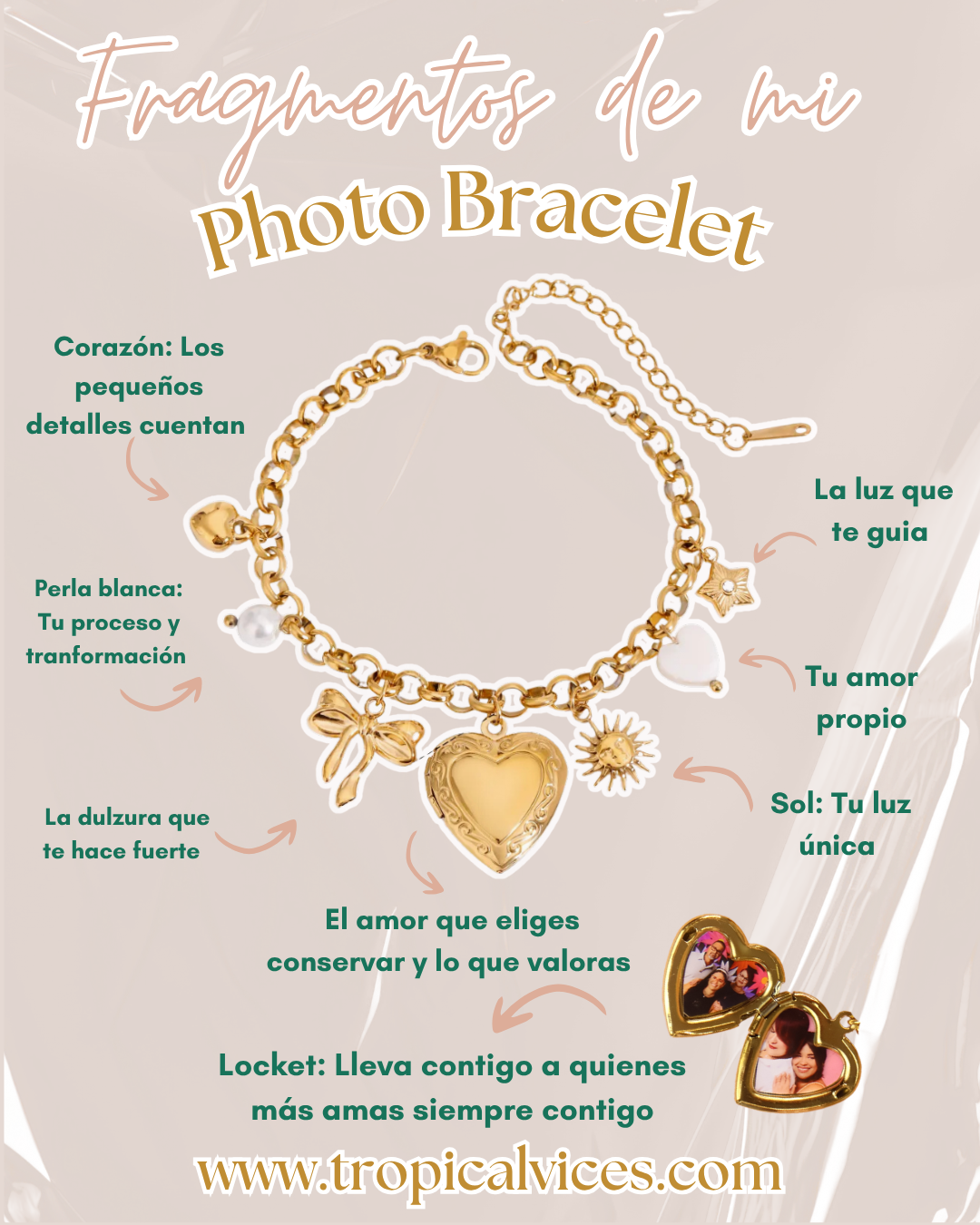 Fragmentos de mi- Photo Bracelet