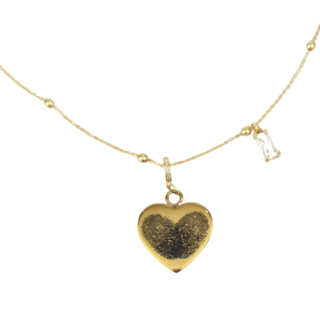 Tu Huella Dactilar (Heart Necklace)