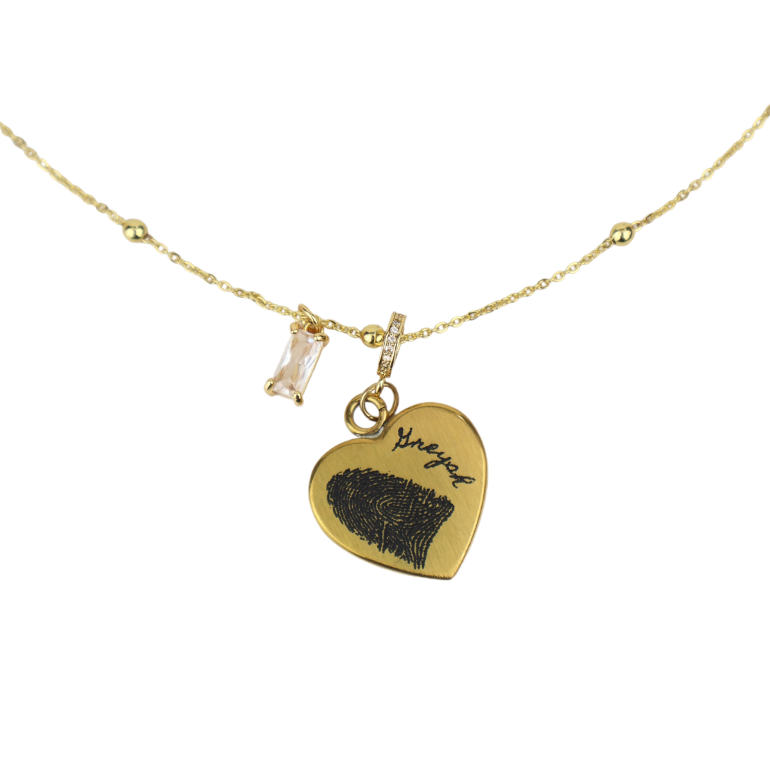 Tu Huella Dactilar (Heart Necklace)