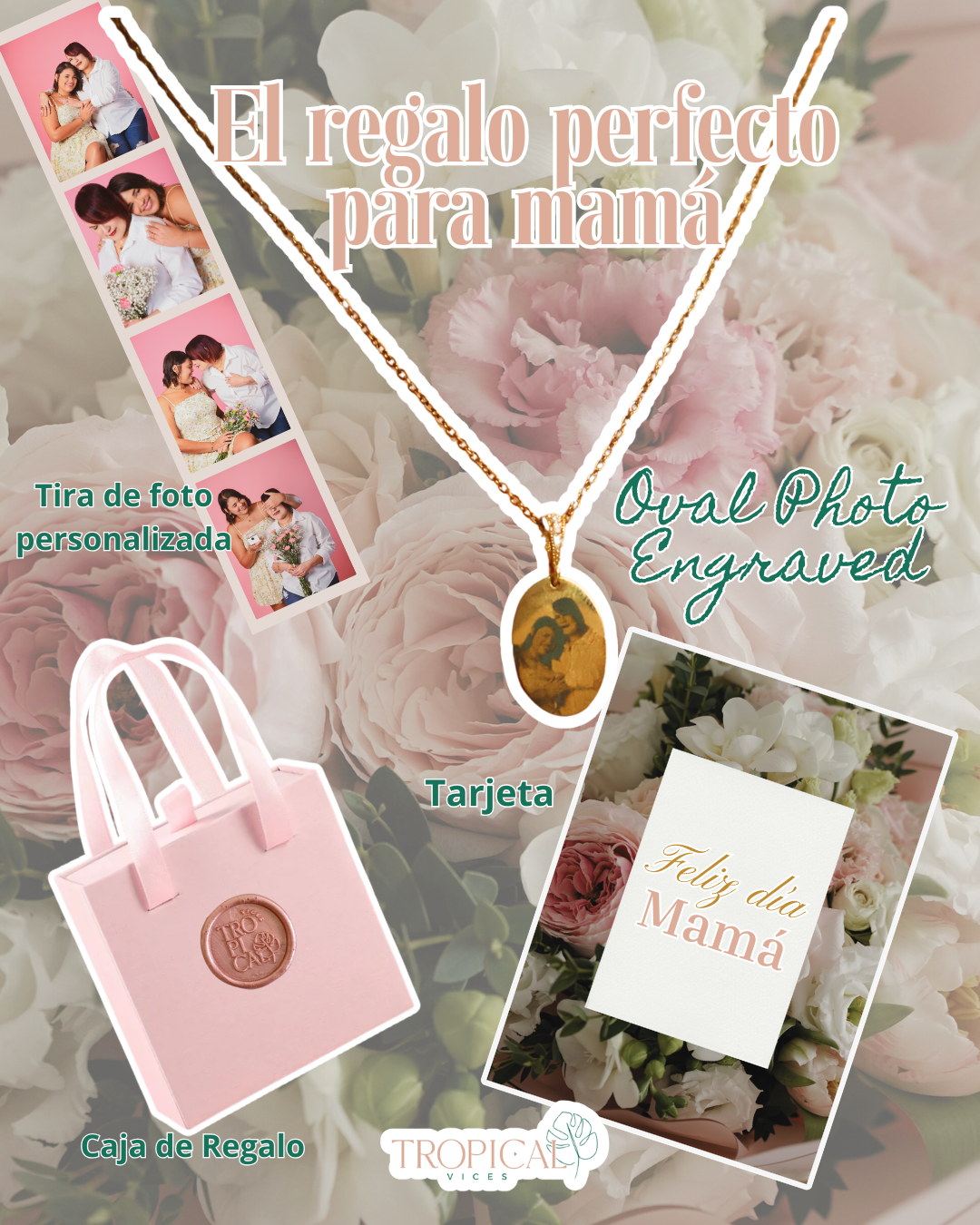 Bundle de Regalo-Oval Photo Engraved