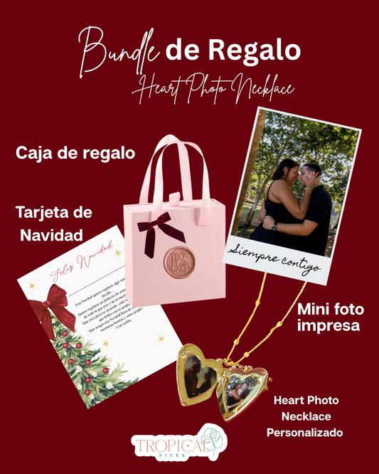Bundle Heart Photo Necklace