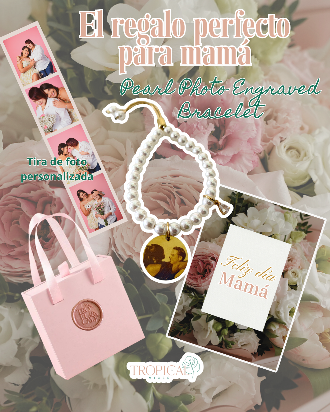 Bundle de Regalo- Pearl Photo bracelet