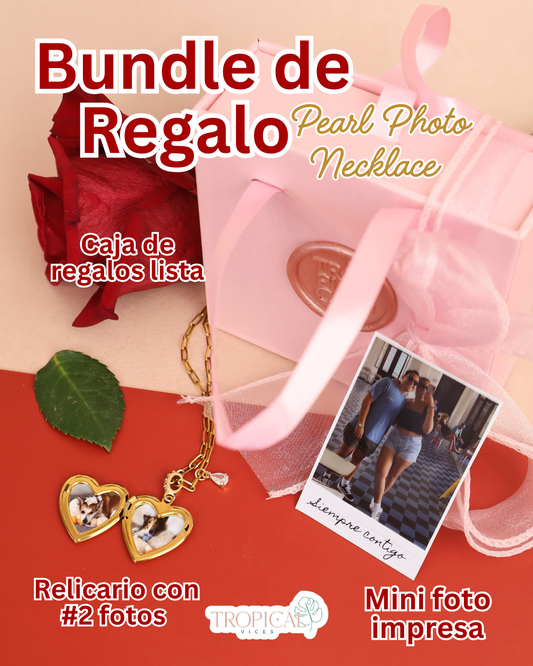 Bundle- Pearl Photo Necklace