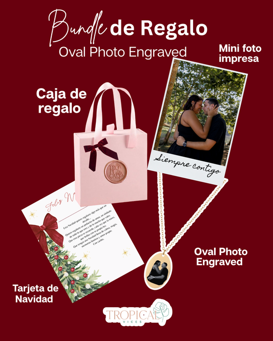 Bundle- Oval Photo Engraved