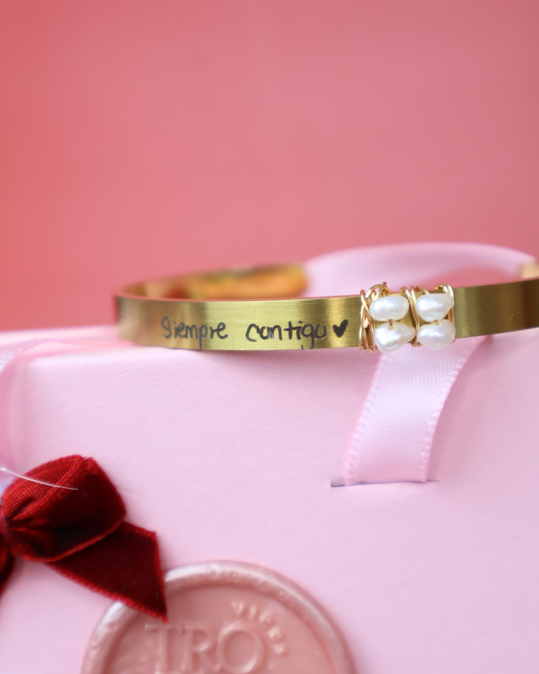 Cuff Bracelet- Escritura a mano