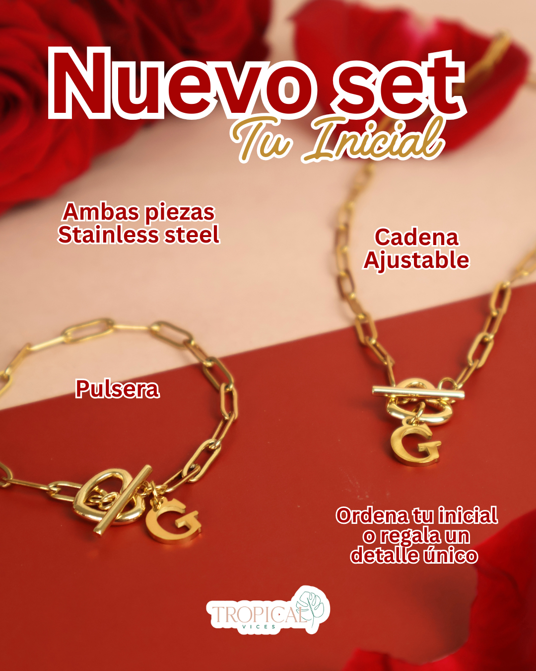 Set Tu Inicial (Corazón)