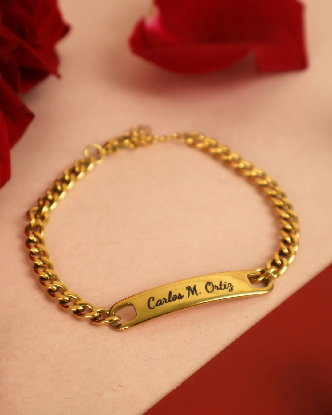 Men engraved Bracelet