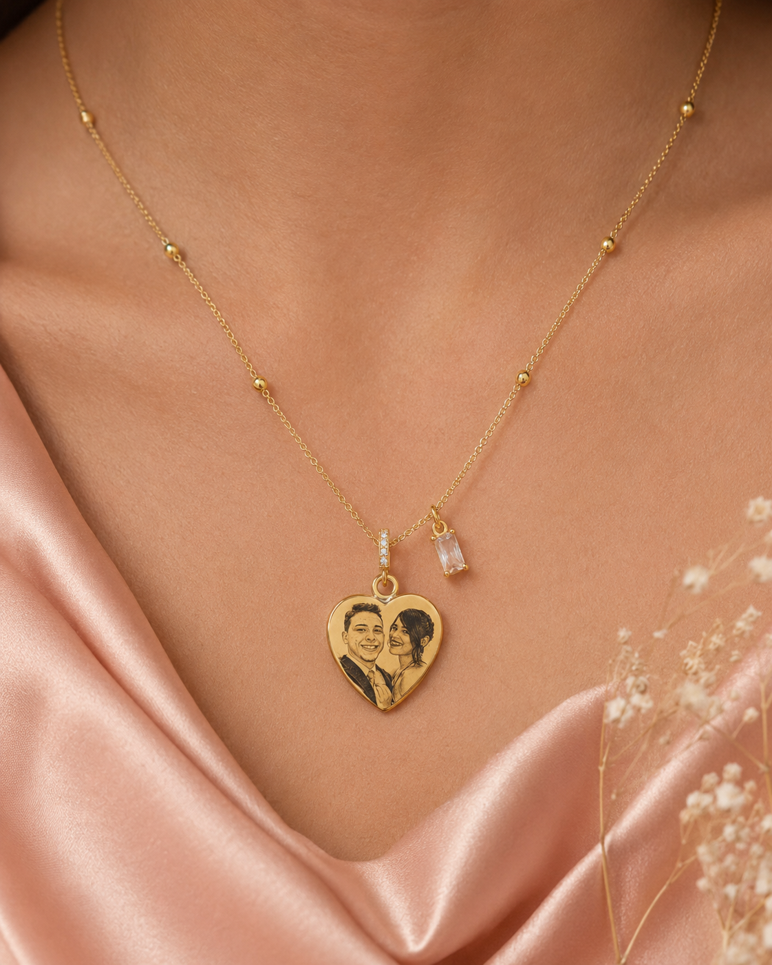 Heart Engraved Necklace