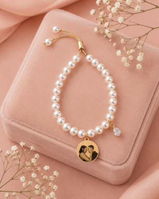 Pearl Photo Bracelet
