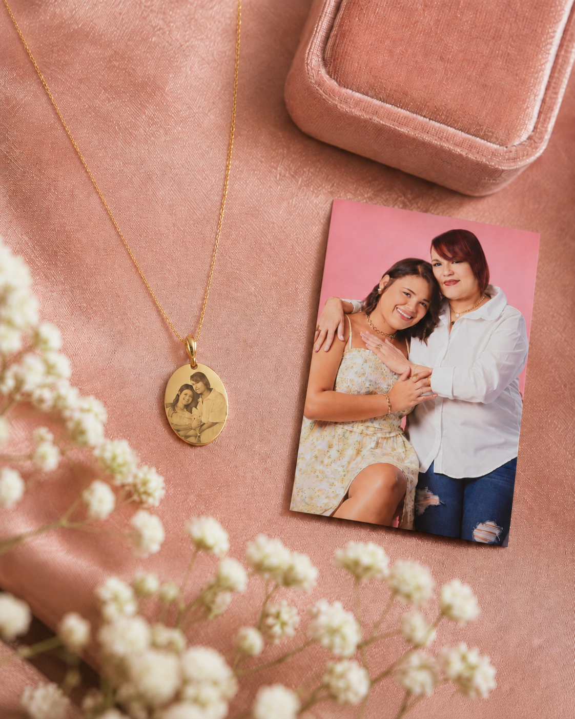 Oval Photo Engraved