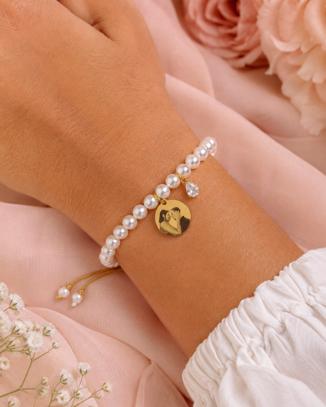Pearl Photo Bracelet
