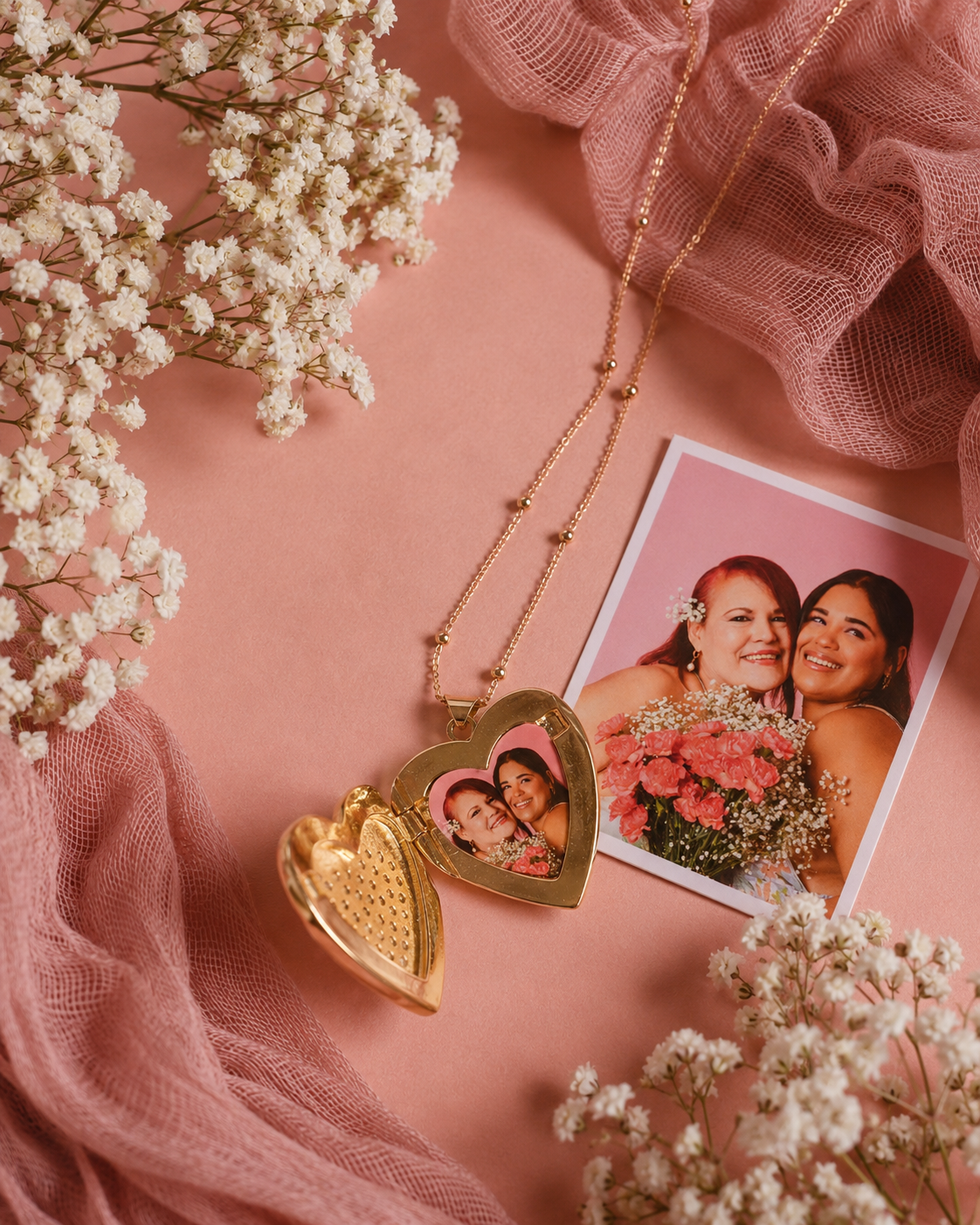 Heart Photo Necklaces