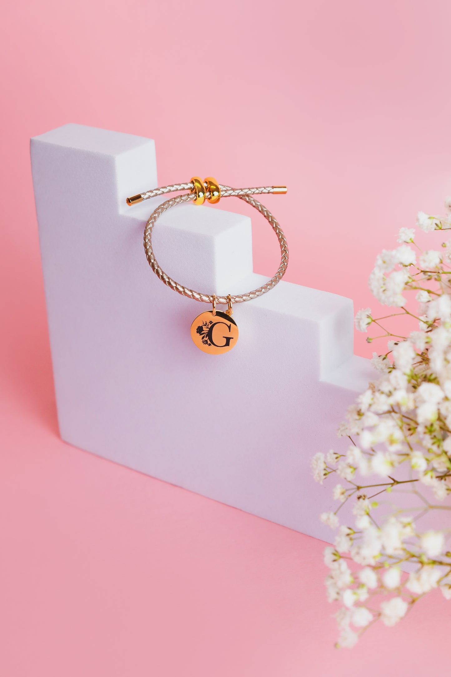 Blossom Initial Bracelets