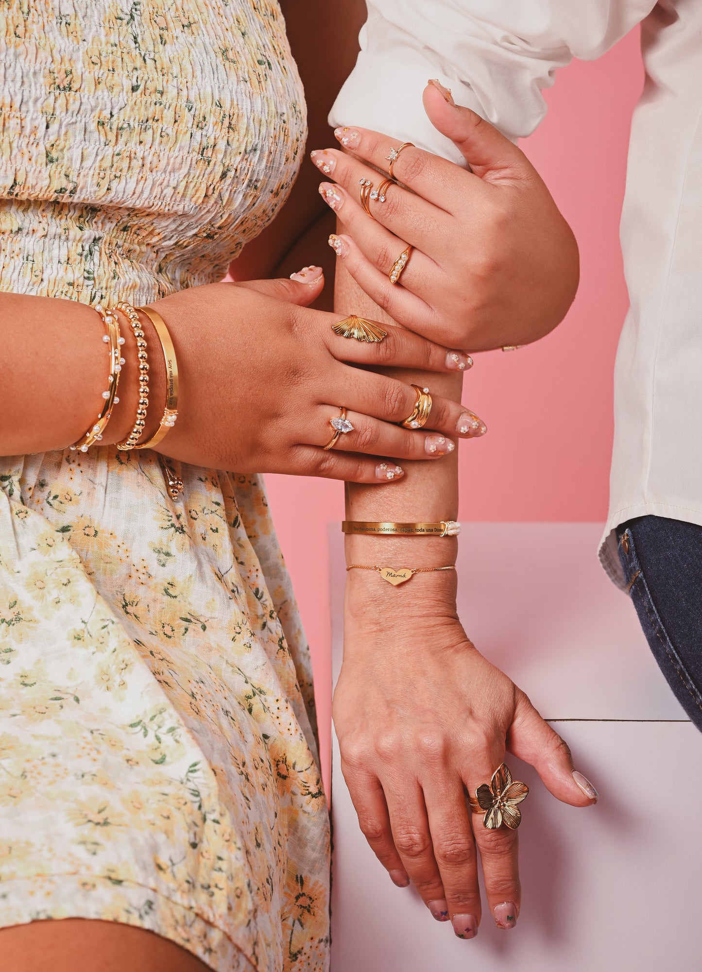 Golden Flower Ring