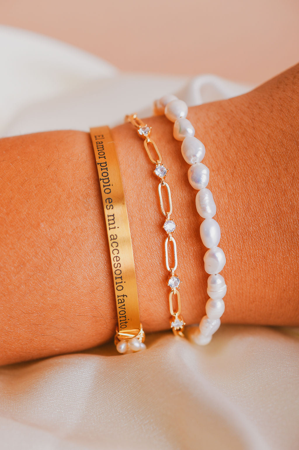 Inara pearl bracelets